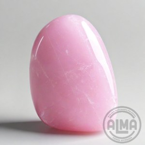 Cuarzo rosa más bonito con logo